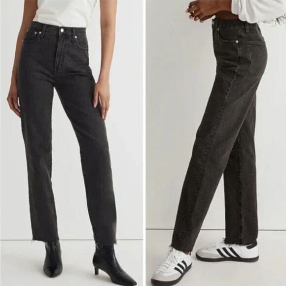 NEW Madewell‎ The petite Perfect Vintage Straight Jean in lunar wash, 28P - Picture 1 of 16